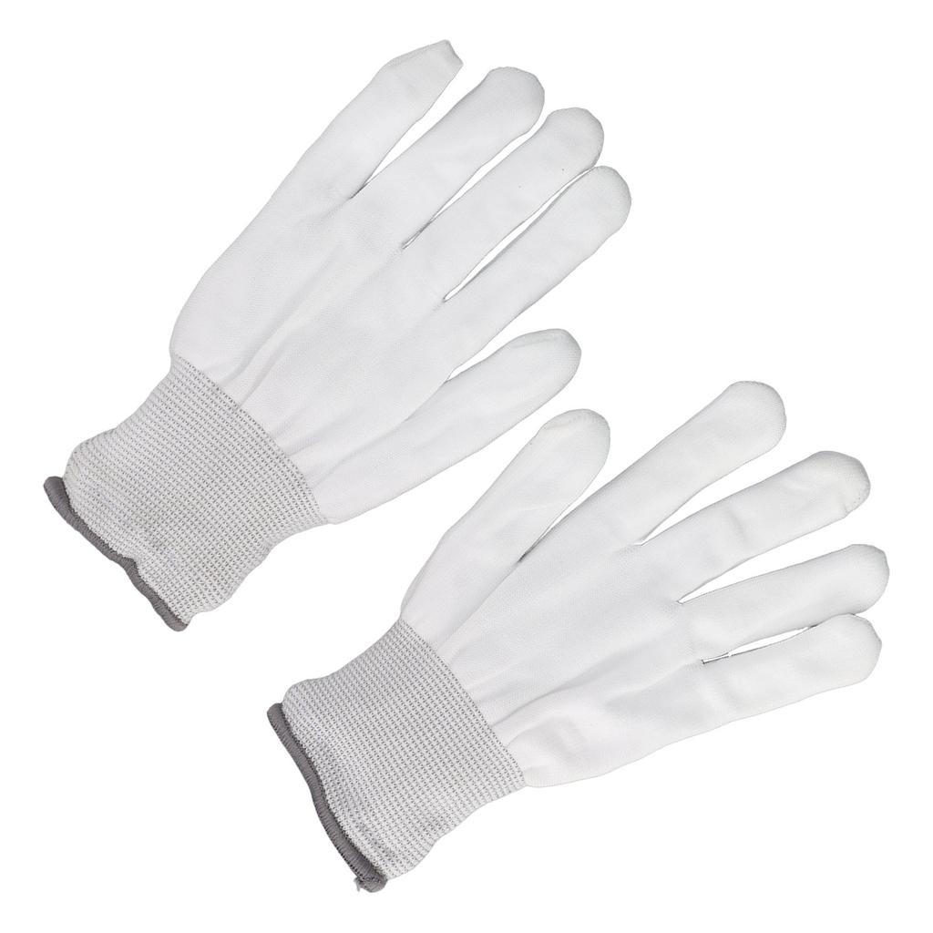 2pcs LED Glowing Gloves Cloth Skeleton Glowing Light Gloves for Dance Halloween Children