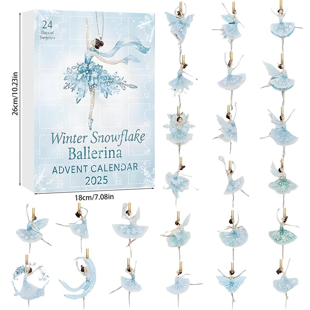 Gorilla Air Force Ballet Acrylic Tree Ornament Advent Calendar Blind Box Gift For Holiday Decor