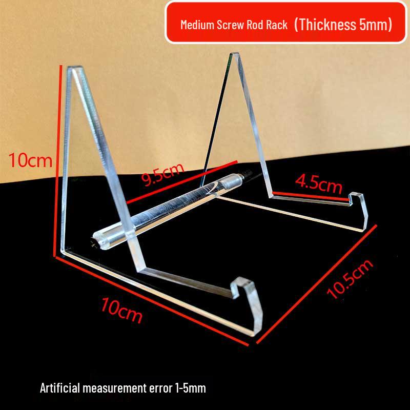 Acrylic Display Stand for Magazines, Phones, Tablets, Keyboards, Books, Photos, Frames, Bowls, Dishes, Tea Sets, and Cakes.