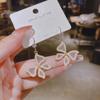 Exquisite Summer Purple Crystal Flower Earrings: Trendy, Heart-Shaped, Versatile Ear Studs