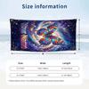 Butterfly Theme Beach Towel Personalized Custom Name & Text Soft Quick Dry Beach Towel for Swimming Travel