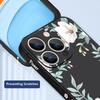 Plain Floral Pattern Shockproof Soft Case For iPhone 16 Pro Max 15 14 Pro 13 12 Mini 11 XS XR 8 7 Lanyard TPU Lens Protection Slim Matte Phone Cover
