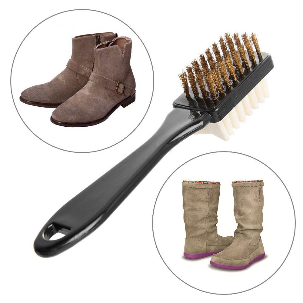Plastic Multipurpose Boot Rubber Eraser Leather Cleaner Dust Cleaning Shoes Brush Long Handled