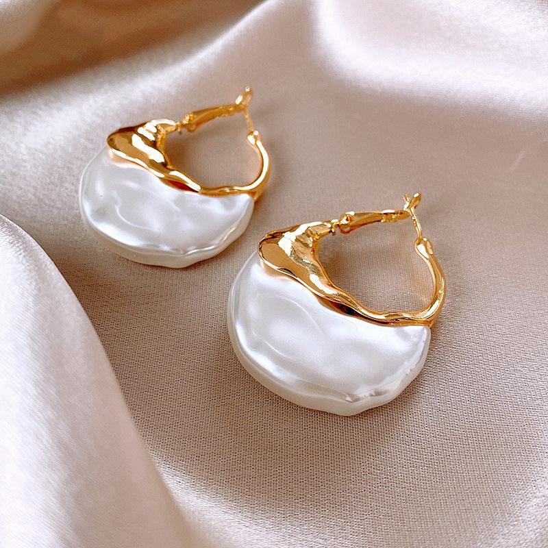 

Элегантные серьги-пусеты из серебра S925 с подвесками и плиссировкой для женщин