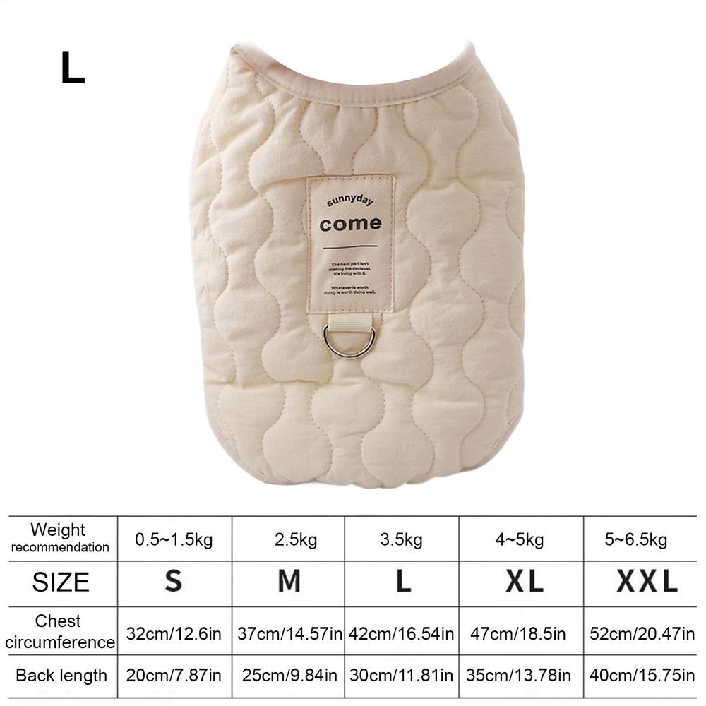 Kleine Hunde Winterjacke Warme Hundejacke mit eingebautem Geschirrloch Kaltwetter Haustierbekleidung Gemütliche Schnee Weste für Kleine Hunde Katzen