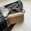Einfache Mode Mini Quadratische Damen Umhängetaschen 2025 Luxus Designer Geldbörsen Und Handtaschen Boxform Reine Farbe Schultertaschen