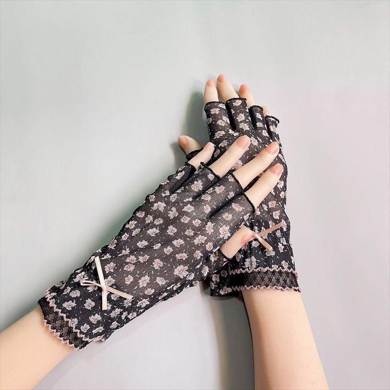 

Экспорт Южная Корея Боярышник Плетение Любовь Лето Вождение Нескользящие Тонкие Водительские Перчатки Женские Кружевные Без Пальцев Маникюр Small flower (half finger) Black One size