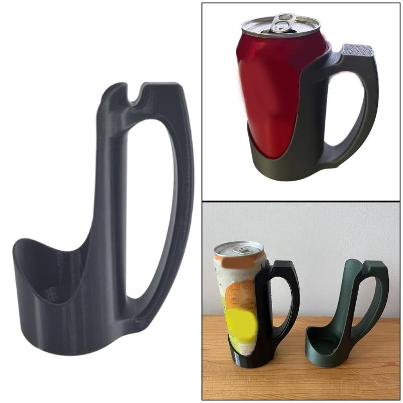 Portable 3D Printed Can Holders Outdoor Drink Accessory for 12Oz Long Beverages Ideal for Sodas, Beer and More
