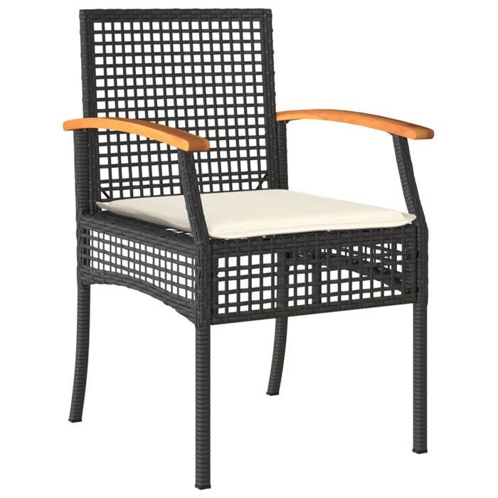 VidaXL Garden Dining Set with Cushions 5pcs, Patio Table and Chair, Patio Furniture, Outdoor Furniture, 3213599