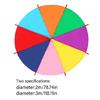 Rainbow Umbrella for Adults Kids Sports Toy Kids Parachute Outdoor Play Equipment Parachute Props Rainbow Parachute Toy