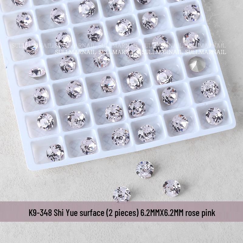 

Набор для нейл-арта «Розовое сердце и геометрические стразы» (2pcs)