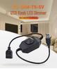 5V USB LED-strip Dæmper Controller med Drejeknap til Ensfarvede Lys