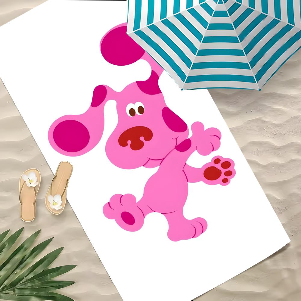B-Blau's Spuren & Du! Handtuch Polyester Strandhandtuch Schnelltrocknend Sandfrei Badetuch für Sommer Pool Reise Urlaub