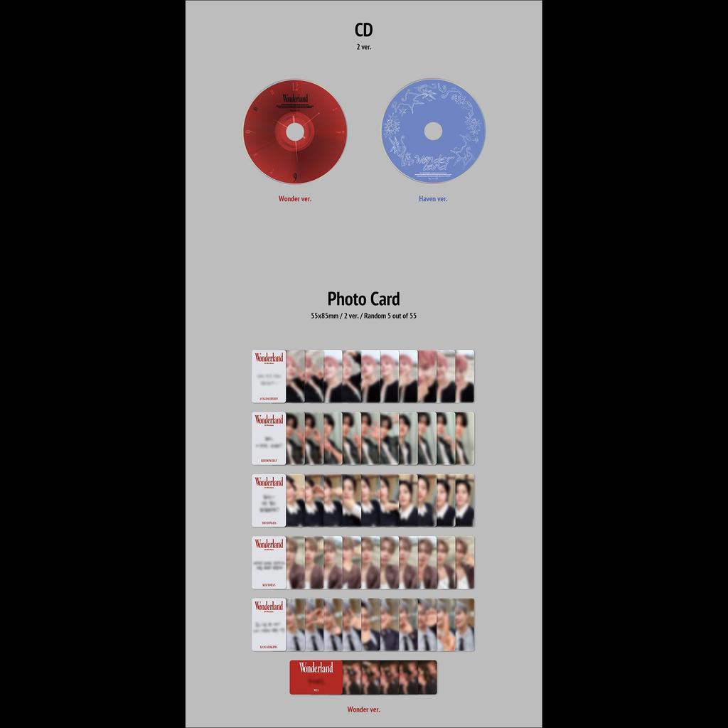 WEi [Wonderland] 8th Mini Album (Wonder Ver. / Haven Ver.) + Free Gift