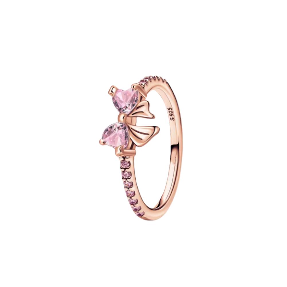 New 925 Silver Plant Bee Flower Women's Ring Suitable for Wedding Parties Wear DIY High Quality Jewelry Gifts