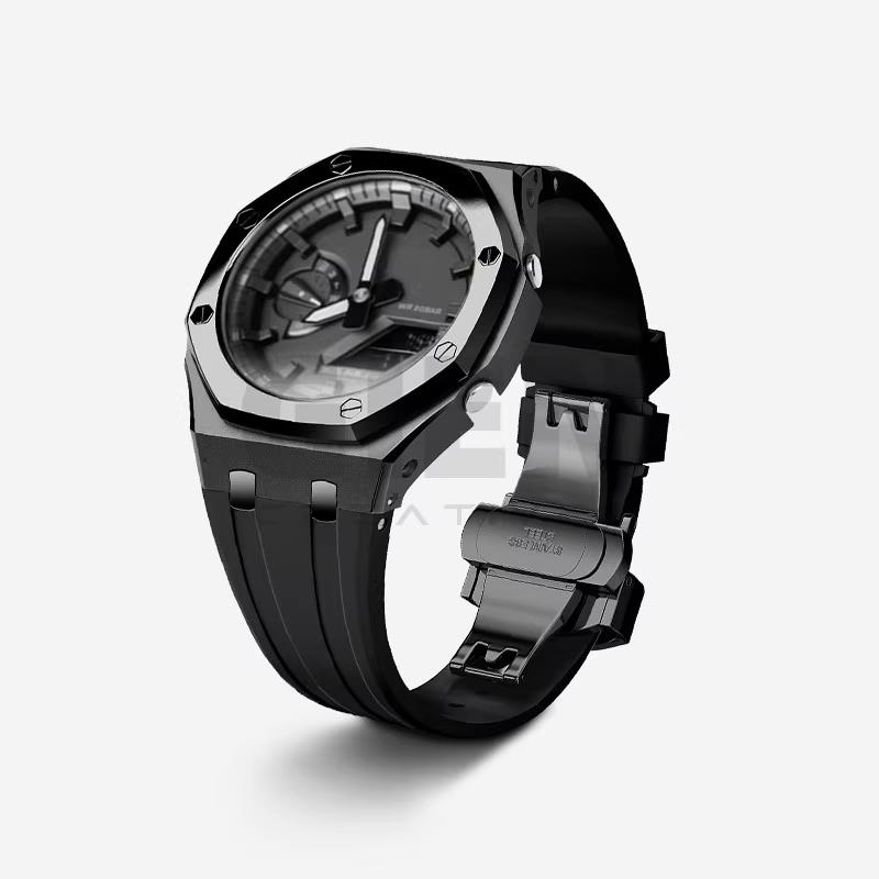 GA2100 Mod Kit Steel Case Strap For Casio G-SHOCK GA-2100 GA-2110 GA-B2100 Modified Metal Watch Bezel Watchband Set Accessories