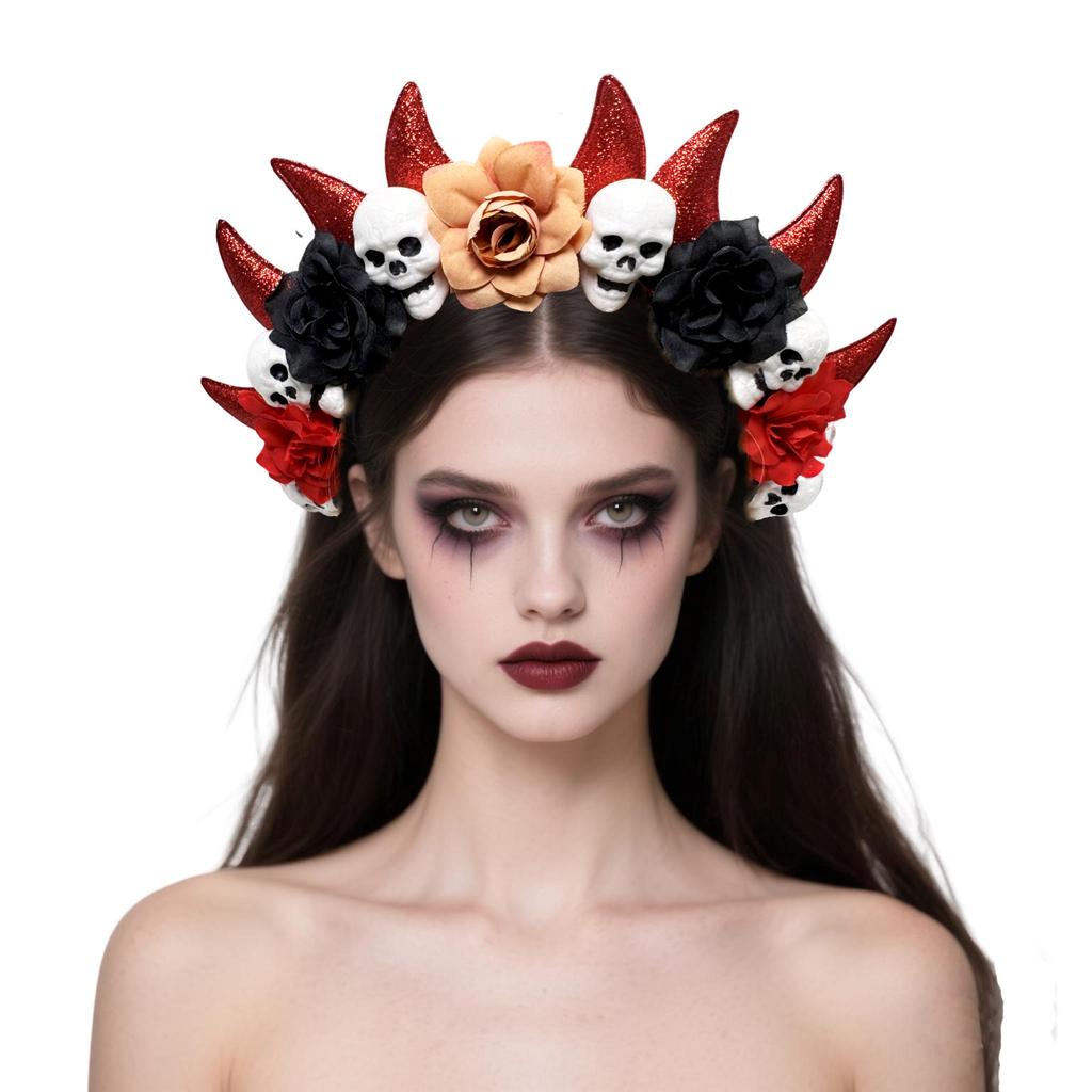 Scary Party Headband Skull Headband Bat Headband For Cosplay Event Festival Celebration Halloween Party