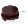 Sturdy Round Wood Display Riser Stand for Mini Potted Plants Bonsai Fish Tanks Sculptures Crafts Home Decor Wooden Pedestal Desk