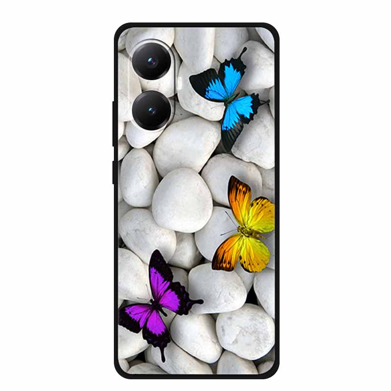 For Xiaomi POCO F7 Case Colorful Printed Cute Fashion TPU Silicone Soft Cover for POCOF7 F 7 Phone Cases Cartoon Shell Butterfly