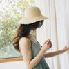 Leisure Women Breathable Fisherman Hat Beach Straw Hat