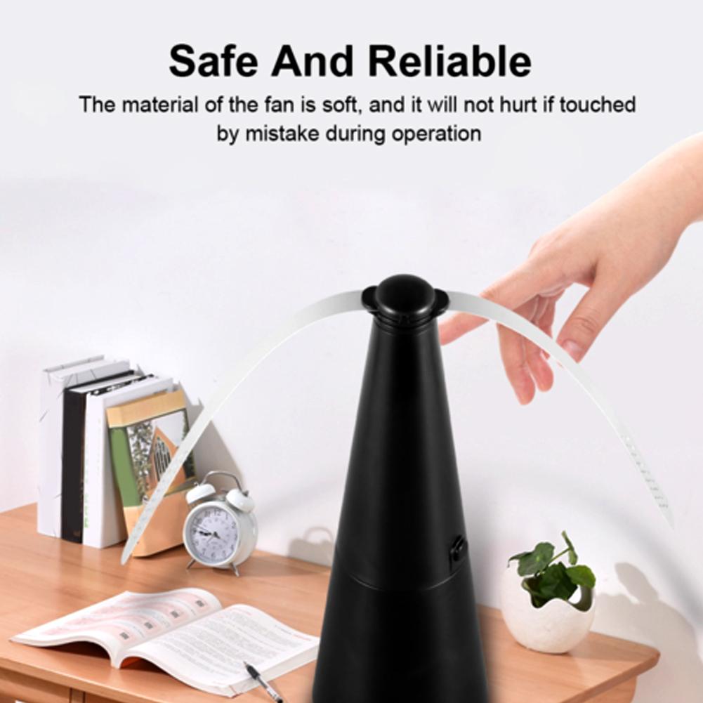 Multifunctional Fly Repellent 360° Rotation Fan Food Protector Pest Drive Away Fly Fans for Tables Fly Repellent Pest Control