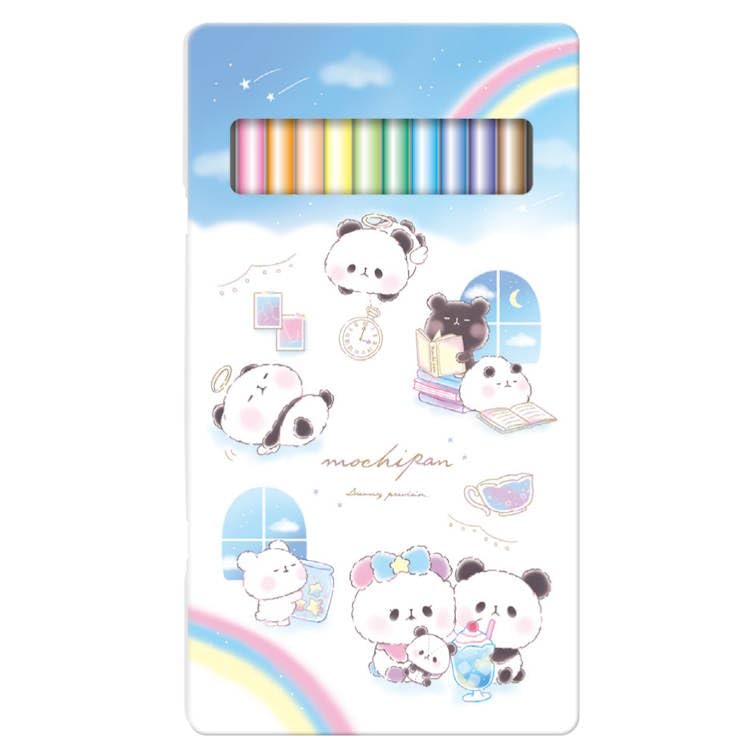 

Kamio Japan Mochimochi Panda Цветной набор в жестяной коробке Идеально для раскрашивания Назад к 221383 Карандаши, 12-цветный пенал, Книги, Школа,