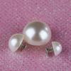 30/50pcs Hat Bag Crafts Garment Decoration Half Round Cloth Button Scrapbooking Pearl Rivets