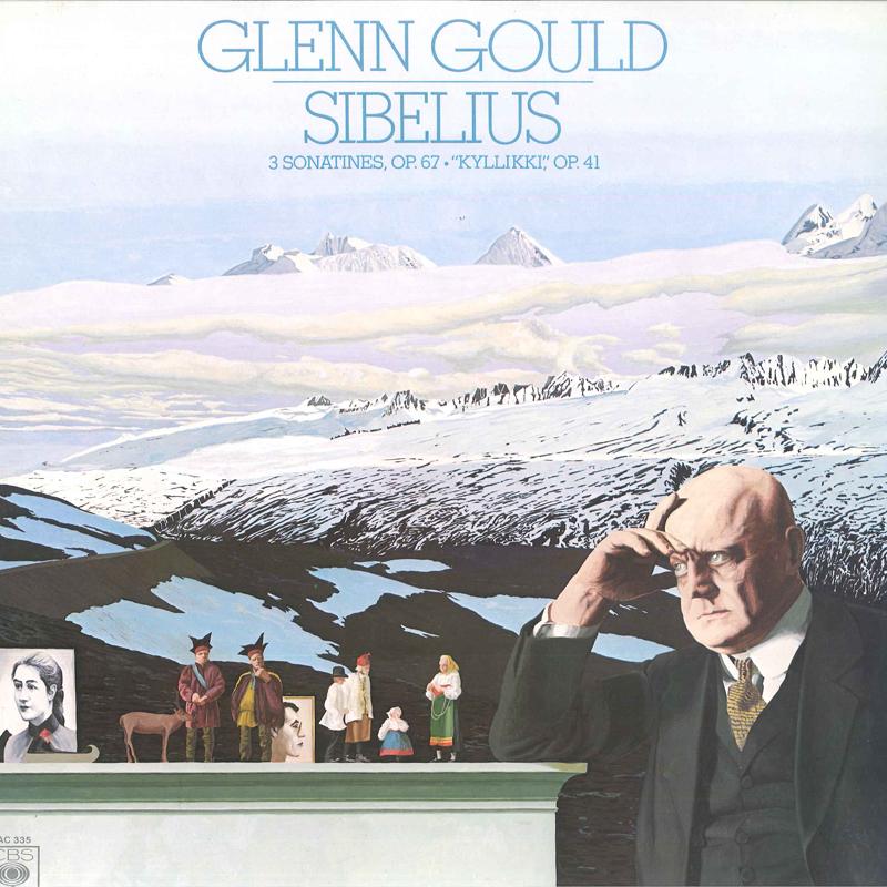 LP Record SIBELIUS, GLENN GOULD - Sonatine No.1, Op.67, No.1/ Sonatin 25AC335 CBS SONY 1978 Japan Classical Used