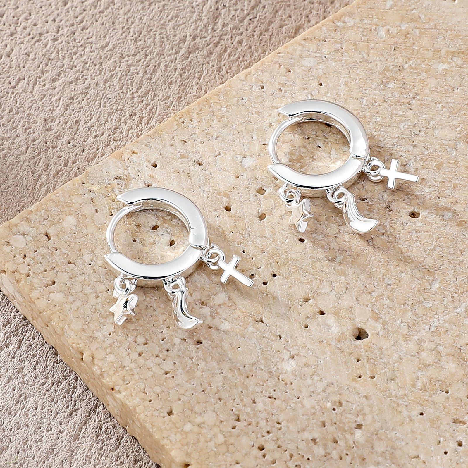 Korean Minimalist C-Shaped Tassel Ear Cuff - Trendy Niche Design