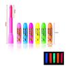 6 Stück/Set Neon UV Glow Gesichtsfarbe Malstift Waschbarer Wasserlöslicher Körperfarbe Stift Ungiftig Leuchtet im Schwarzlicht