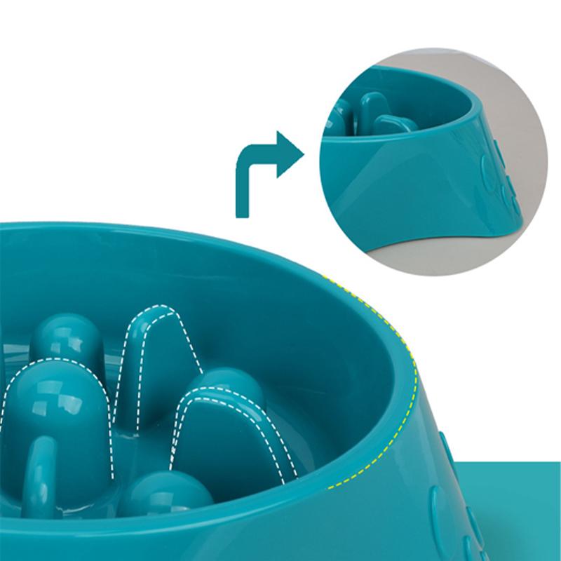 Pet Starfish Shape Slow Food Bowl Dog Feeding Multifunctional Dog Bowl Pet Bowl Dog Anti-choking Slow Food Bowl