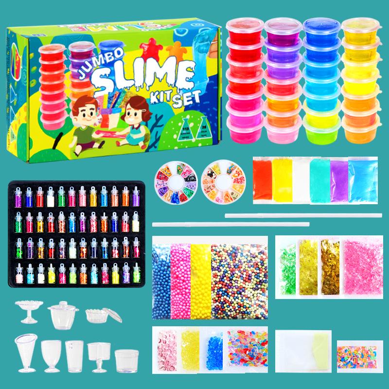 

Разноцветный кристальный слайм: Пенопластилин с эффектом Hug Milk и Bubble Putty от интернет-знаменитости