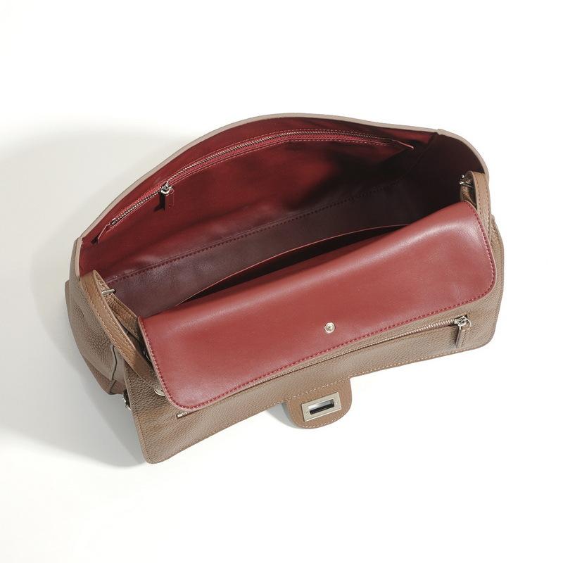 Nuova borsa da donna in pelle primo strato pelle bovina borsa a tracolla premium borsa a tracolla da pendolare semplice e versatile