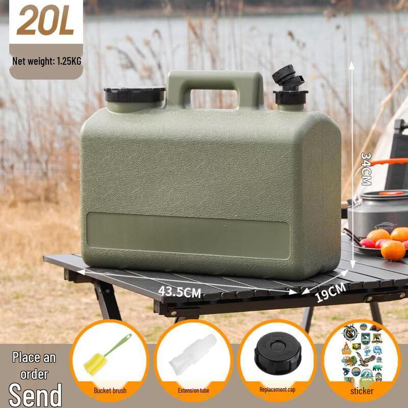 Outdoor Food Grade PE Camping Water Bucket