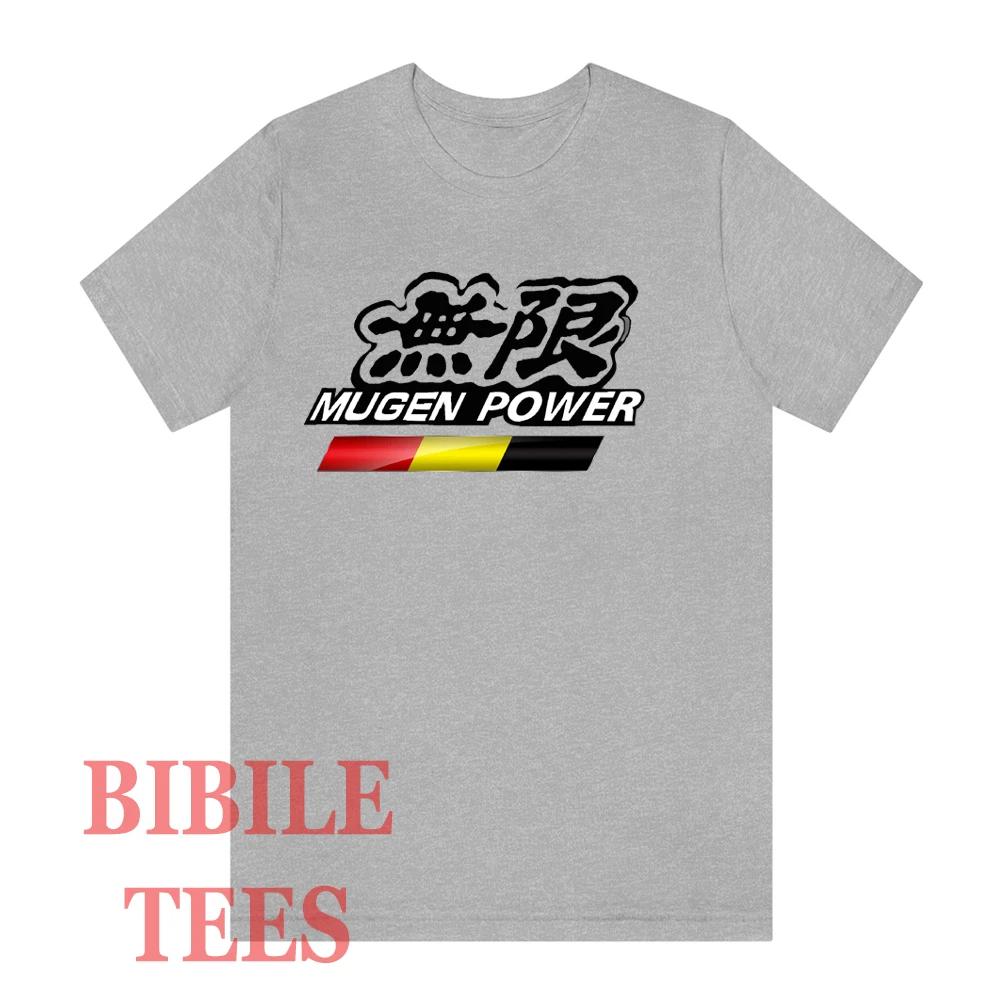MUGEN POWER Japan Racing Grey Size S to 5XL 4XL