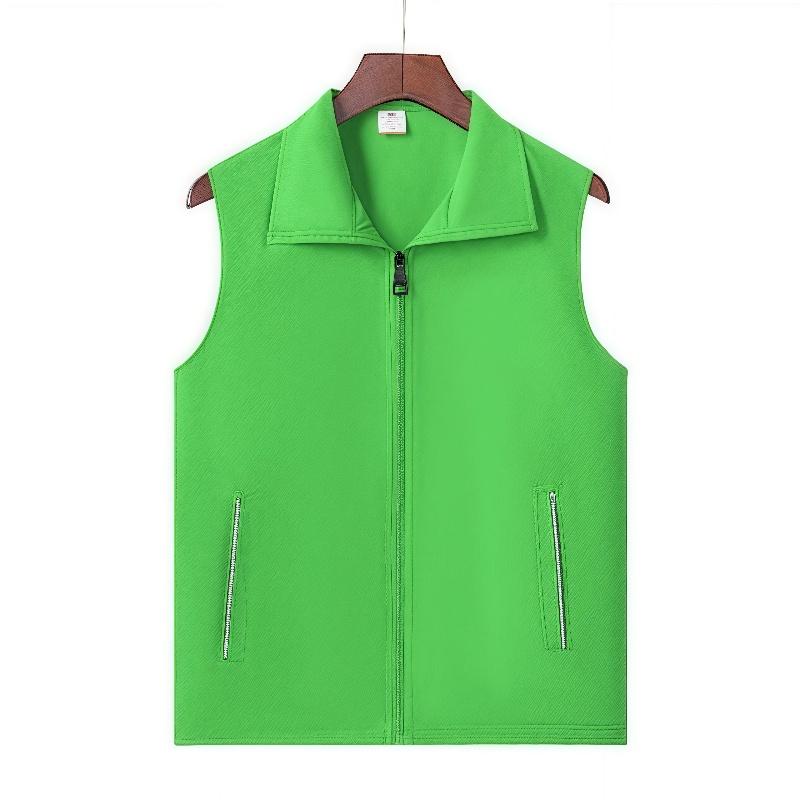 Мужская рабочая жилетка для улицы с карманами, жилет для фотографа, рабочий жилет для электрика, сварщика, авторемонта, с высококачественным индивидуальным логотипом M&Pack of 1 зелёный
