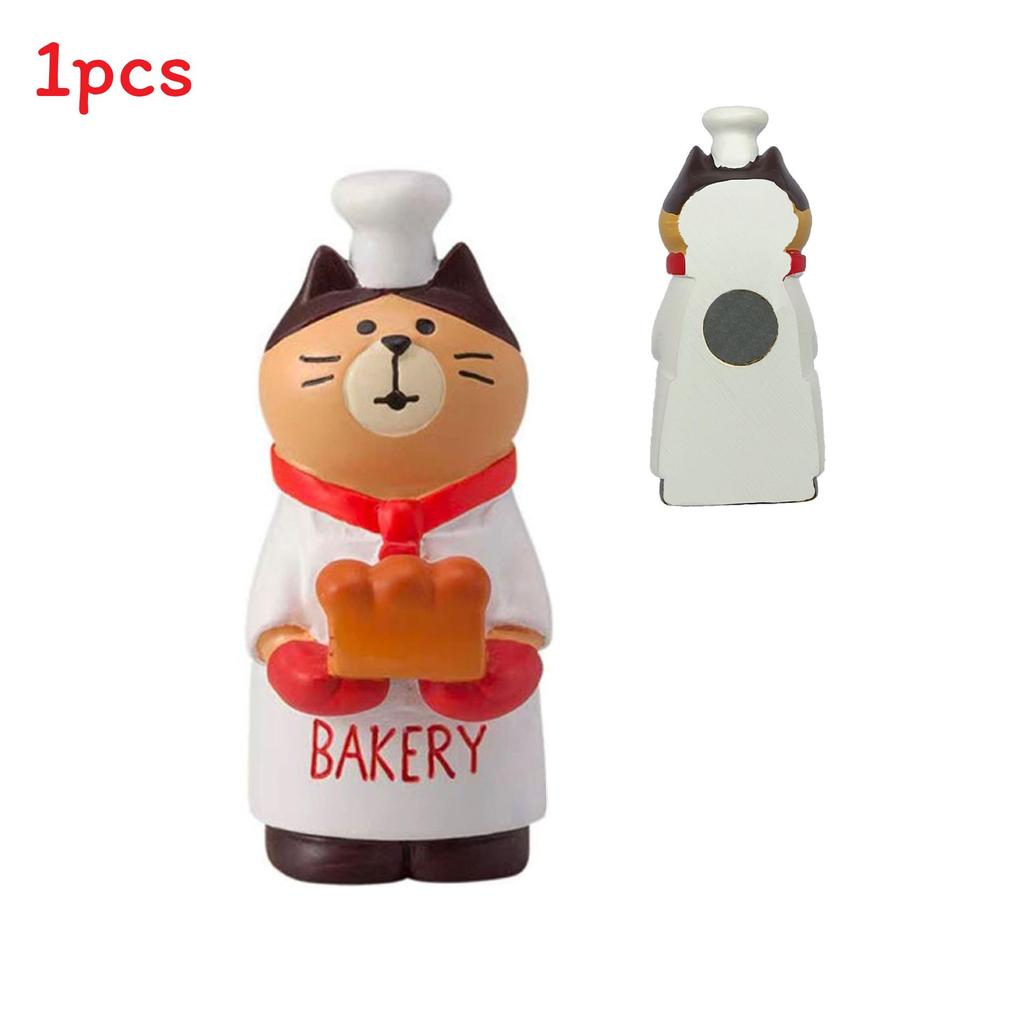 Cat Magnet Fridge Sticker With Strong Magnetic Diy Decor For Kitchen Organization