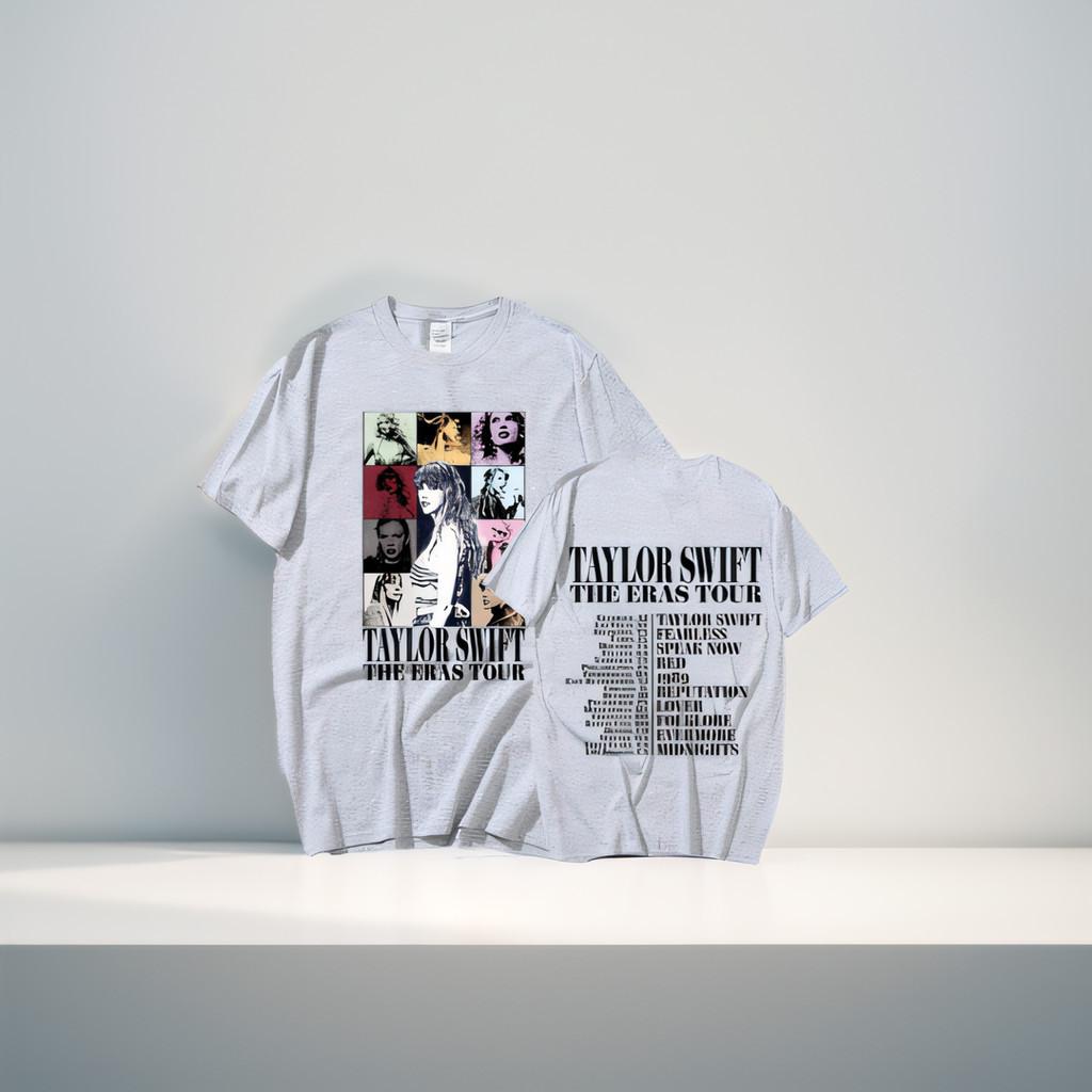 Tylor Street Fashion Cotton T-shirt Cartoon Pattern Straight Type Youth Teenager Trendy Casual Short Sleeve Round Neck Tee