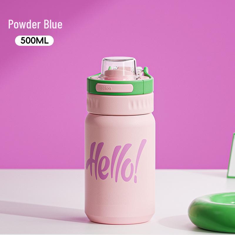 High-Capacity Portable Stainless Steel Women’s Sports Water Bottle - Insulated Travel Cup Stainless Steel Model