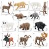 Authentic Pvc Forest Animal Figurine Collection Featuring Raccoon Moose And Otter