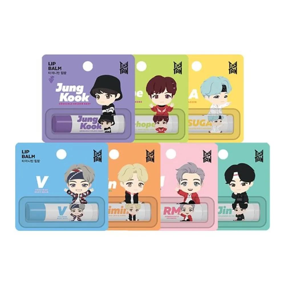 

TinyTAN BTS Бальзам для губ Уход за губами 4,5 г x 3 Jin