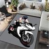 Motorcycle Motorbike Rider Carpet Area Rug Mat Floor Doormat Sofa Entracne Rugs for Living Room Bedroom Playroom Dropshipping