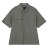 BUCKAROO Nylon Out-Pocket Short Sleeve Shirt Khaki