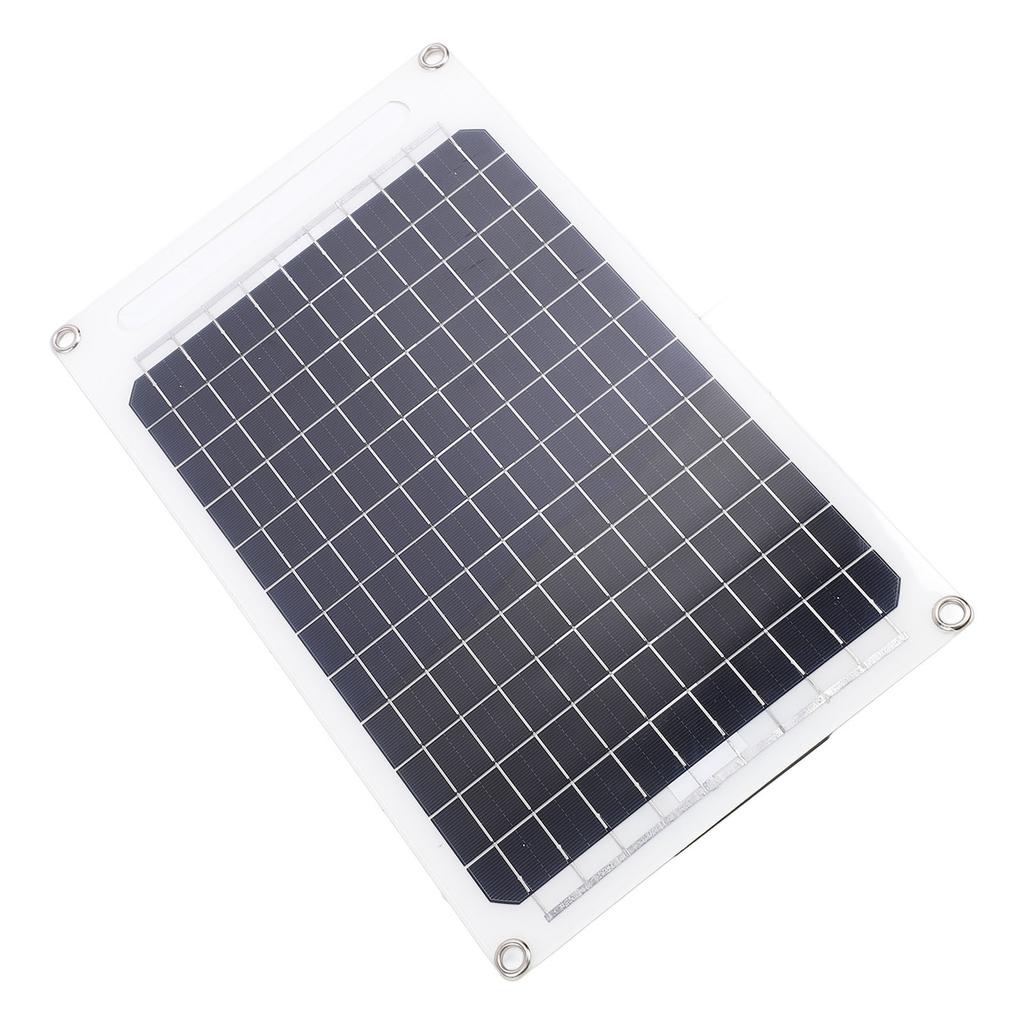 10W Bærbart Solcellepanel 5V Monokrystallinsk Silisium IP65 Vanntett Type C Solcelleladerpanel