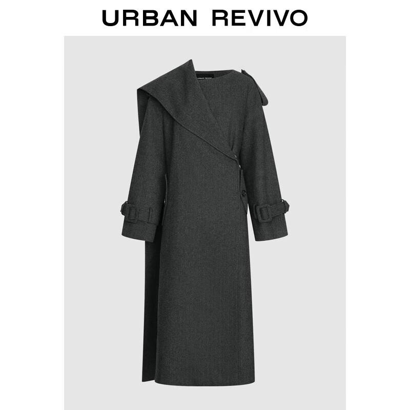 

UR 2025 Autumn Trendy Long Belted Coat S