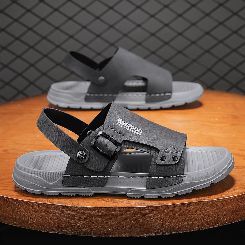 Fashion CYYTL Mens Slippers Casual Shoes Beach Summer Sandals Outdoor Slides Walking Comfort Leather Luxury Designer Lightweight Fashion