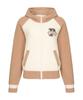 Passardi Golf Logo Intarsia Raglan Windproof Cardigan