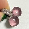 Cercei Clasici Colorate Bomboane cu Zirconiu Transparent Inlay 27Culori Cercei Cristal Placat cu Platină Bijuterii la Modă Pentru Femei