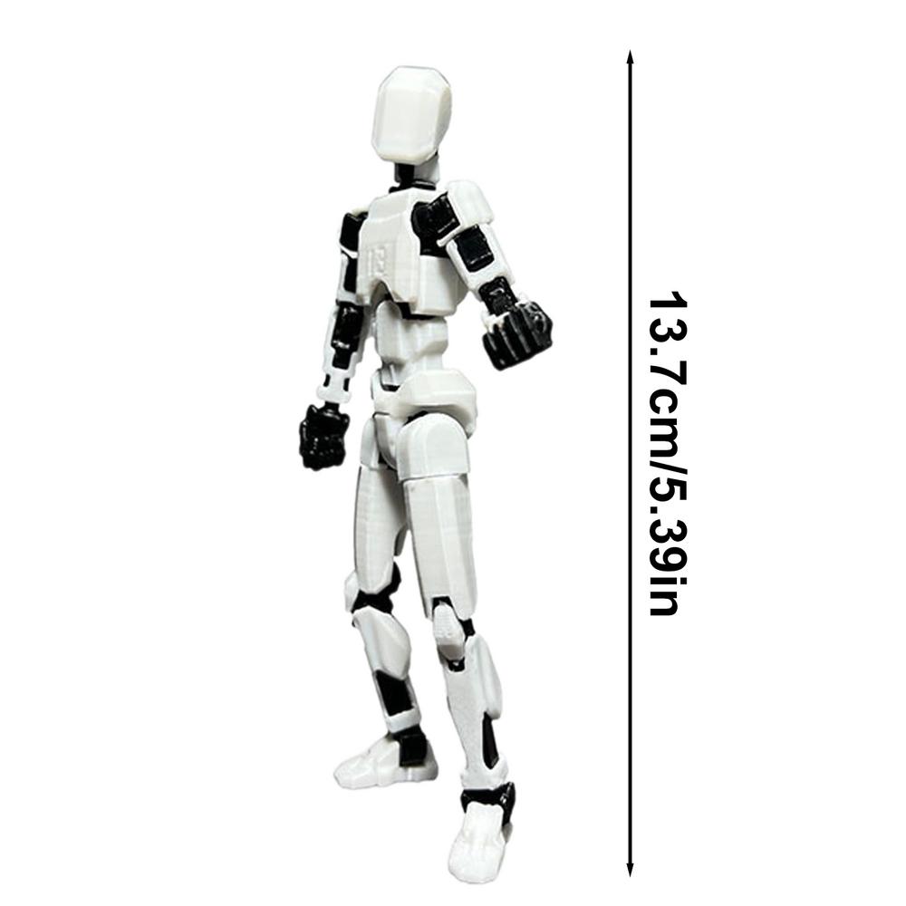 Multi-articular Action Figure Robot 3d Printed Action Figure Assembly Figure Toy Multi-jointed Movable Robot home Desktop Decors
