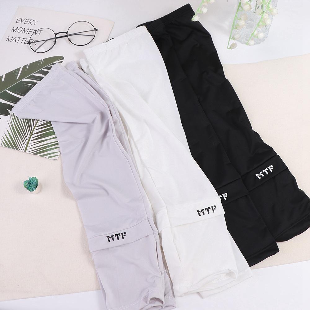 For Girls Loose Cycling Anti-UV Letter Sun Protection Driving Arm Cover Summer Sunscreen Sleeves Women Arm Sleeves Ice Silk